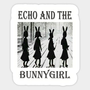 Echo and The Bunnygirl Sticker